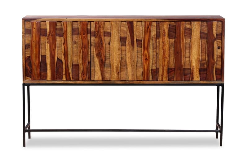 Skænk I Massivt Sheeshamtræ 120 X 30 X 80 Cm - Brun - Skænke & sideboards