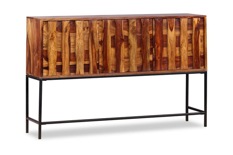 Skænk I Massivt Sheeshamtræ 120 X 30 X 80 Cm - Brun - Skænke & sideboards