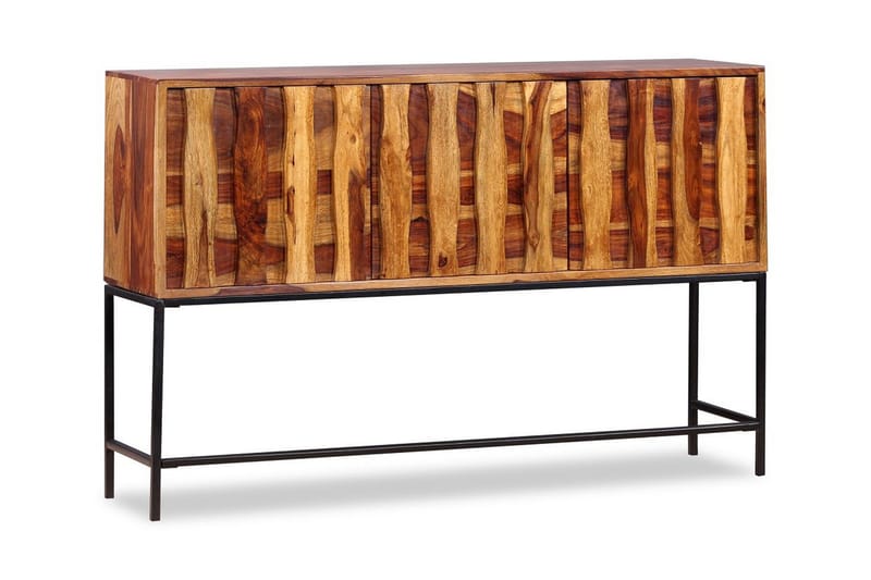 Skænk I Massivt Sheeshamtræ 120 X 30 X 80 Cm - Brun - Skænke & sideboards