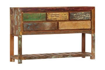 Skænk Massivt Genanvendt Træ 120 X 30 X 75 Cm - Flerfarvet - Opbevaring - Opbevaringsmøbler - Skænke & sideboards