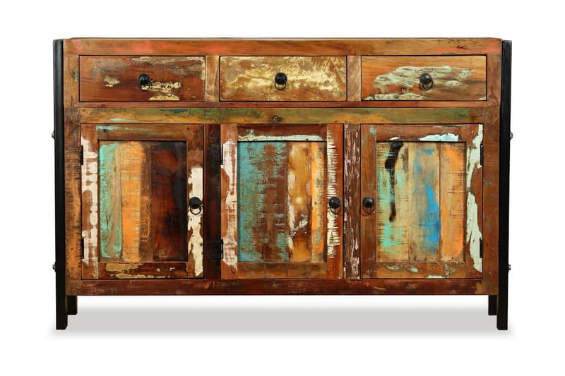 Skænk Massivt Genbrugstræ 120 X 35 X 76 Cm - Brun - Skænke & sideboards