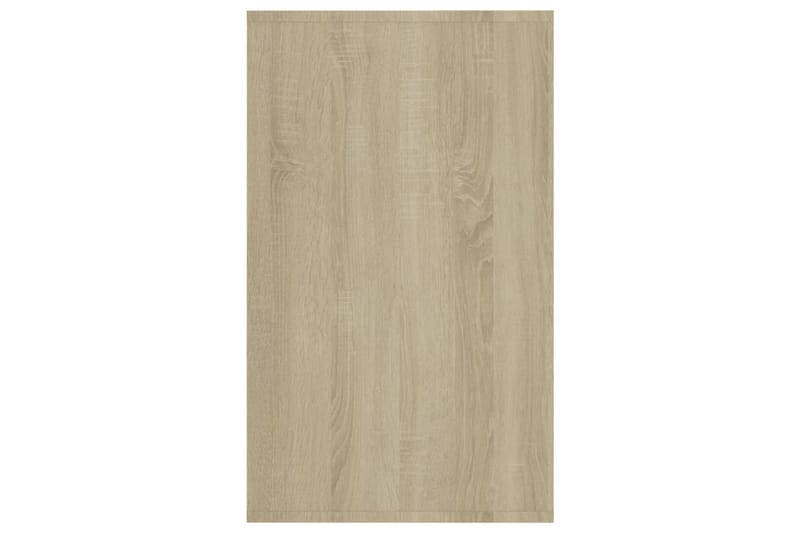 skænk med 3 skuffer 120x41x75 cm spånplade sonoma-eg - Brun - Opbevaring - Opbevaringsmøbler - Skænke & sideboards