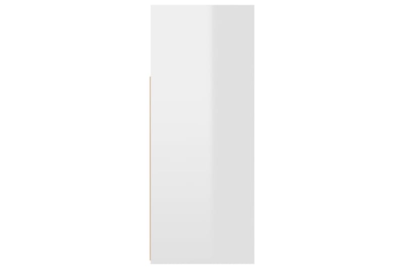 skænk med LED-lys 115,5x30x75 cm hvid højglans - Hvid - Opbevaring - Opbevaringsmøbler - Skænke & sideboards