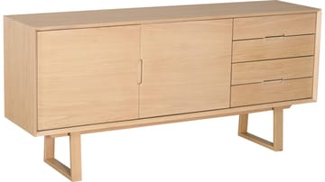 Skænk Norvik - Brunlakeret, hvidpigmenteret egefiner - Opbevaring - Opbevaringsmøbler - Skænke & sideboards