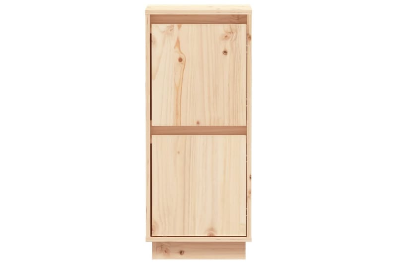 skænke 2 stk. 31,5x34x75 cm massivt fyrretræ - Brun - Opbevaring - Opbevaringsmøbler - Skænke & sideboards