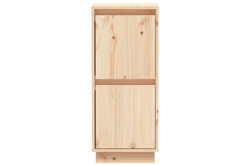 skænke 2 stk. 31,5x34x75 cm massivt fyrretræ - Brun - Skænke & sideboards