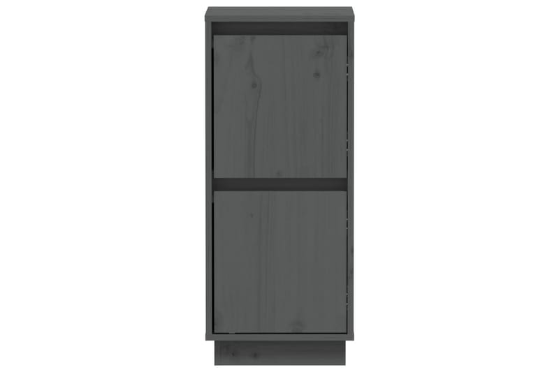 skænke 2 stk. 31,5x34x75 cm massivt fyrretræ grå - Grå - Opbevaring - Opbevaringsmøbler - Skænke & sideboards