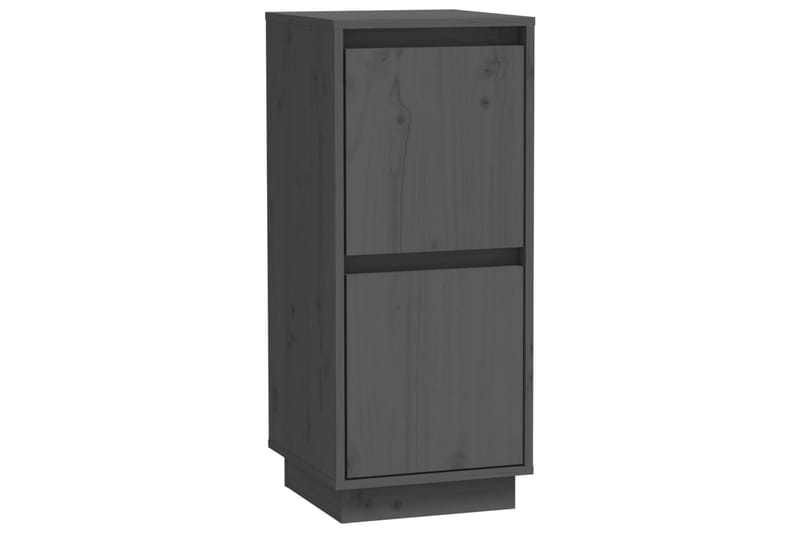 skænke 2 stk. 31,5x34x75 cm massivt fyrretræ grå - Grå - Opbevaring - Opbevaringsmøbler - Skænke & sideboards