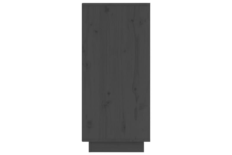 skænke 2 stk. 31,5x34x75 cm massivt fyrretræ grå - Grå - Skænke & sideboards