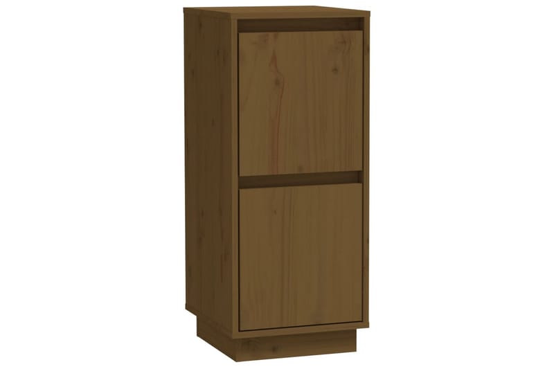 skænke 2 stk. 31,5x34x75 cm massivt fyrretræ gyldenbrun - Brun - Skænke & sideboards