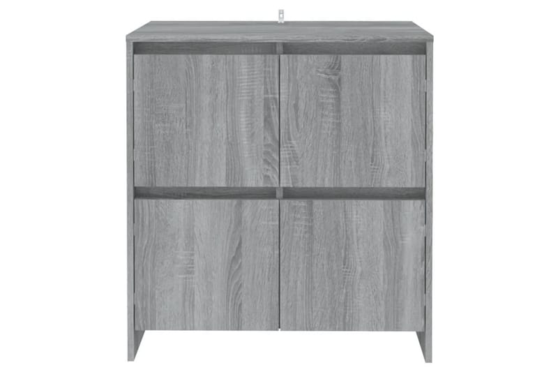 skænke 2 stk. 70x41x75 cm spånplade grå sonoma-eg - Grå - Opbevaring - Opbevaringsmøbler - Skænke & sideboards