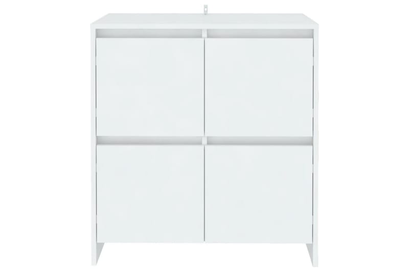 skænke 2 stk. 70x41x75 cm spånplade hvid - Hvid - Opbevaring - Opbevaringsmøbler - Skænke & sideboards