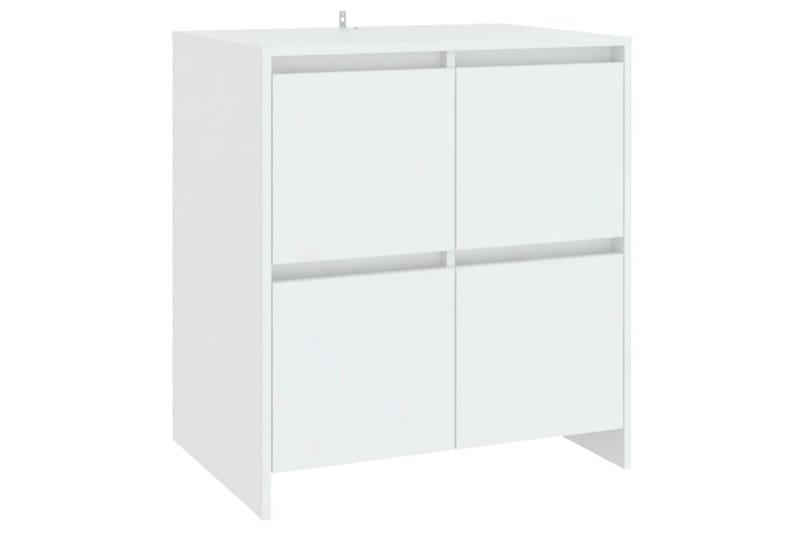 skænke 2 stk. 70x41x75 cm spånplade hvid - Hvid - Opbevaring - Opbevaringsmøbler - Skænke & sideboards