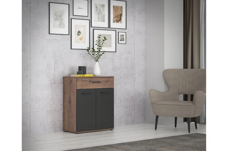 Sredets Sideboard 34x70 cm - Brun/Sort - Opbevaring - Opbevaringsmøbler - Skænke & sideboards