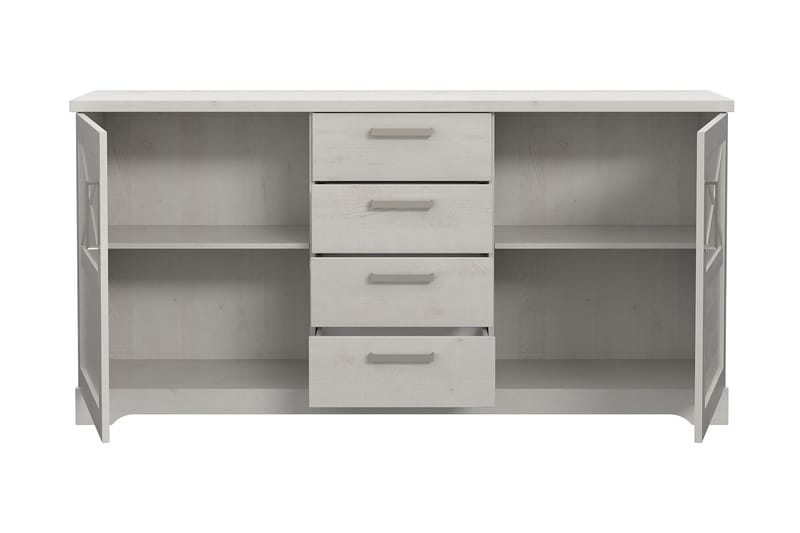 Svetis Sideboard 42x183 cm - Hvid - Opbevaring - Opbevaringsmøbler - Skænke & sideboards