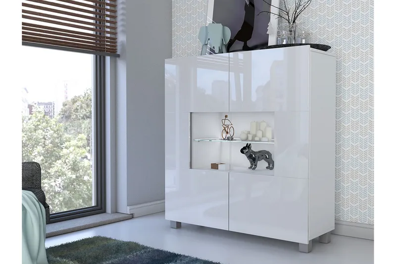 Tessan Skænk 100 cm - Hvid - Opbevaring - Opbevaringsmøbler - Skænke & sideboards