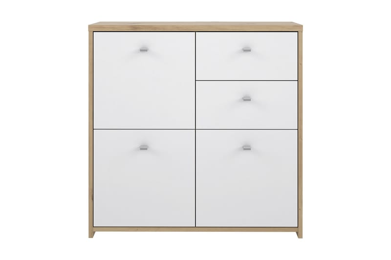 Toledor Skænk 2 Skuffer 74x77 cm - Brun / hvid - Opbevaring - Opbevaringsmøbler - Skænke & sideboards