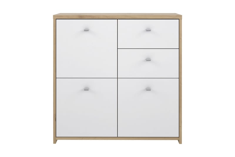 Toledor Skænk 2 Skuffer 74x77 cm - Brun / hvid - Opbevaring - Opbevaringsmøbler - Skænke & sideboards
