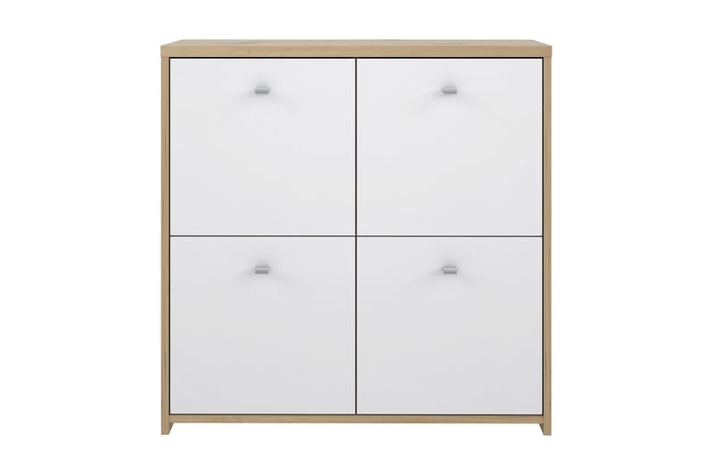 Toledor Skænk 4 Skab 74x77 cm - Brun / hvid - Opbevaring - Opbevaringsmøbler - Skænke & sideboards