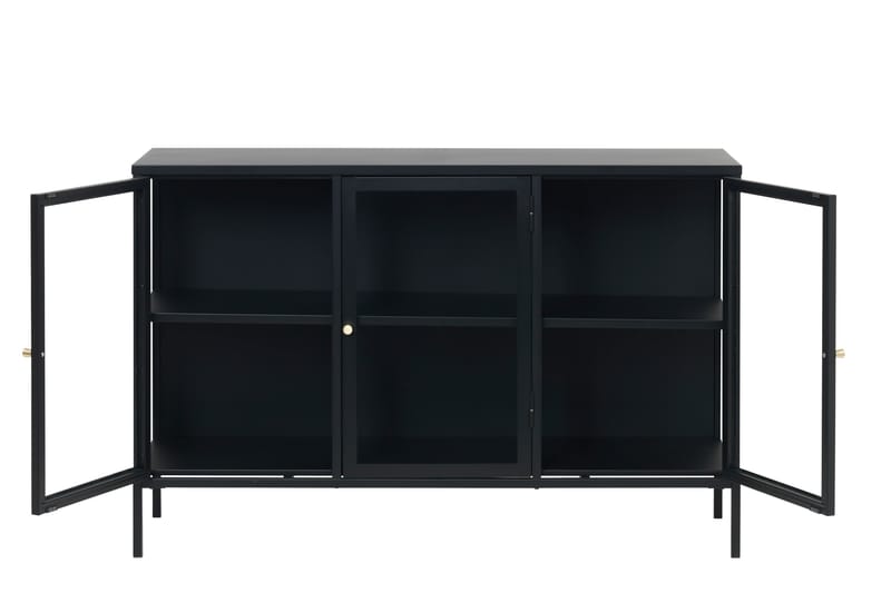 Umbri Sideboard 3 dele 132 cm - Sort - Skænke & sideboards