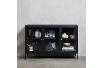 Umbri Sideboard 3 dele 132 cm - Sort - Opbevaring - Opbevaringsmøbler - Skænke & sideboards