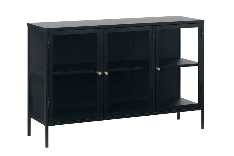 Umbri Sideboard 3 dele 132 cm, Sort
