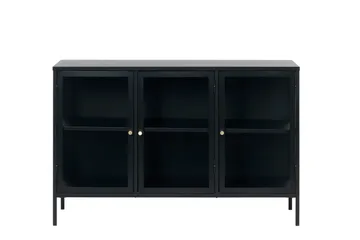 Umbri Sideboard 3 dele 132 cm - Sort - Opbevaring - Opbevaringsmøbler - Skænke & sideboards