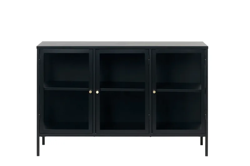 Umbri Sideboard 3 dele 132 cm - Sort - Opbevaring - Opbevaringsmøbler - Skænke & sideboards