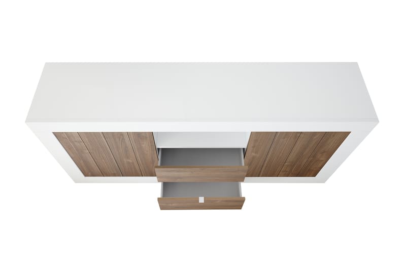 Urbino Skænk 184 cm - Hvid/Træ/Natur - Skænke & sideboards