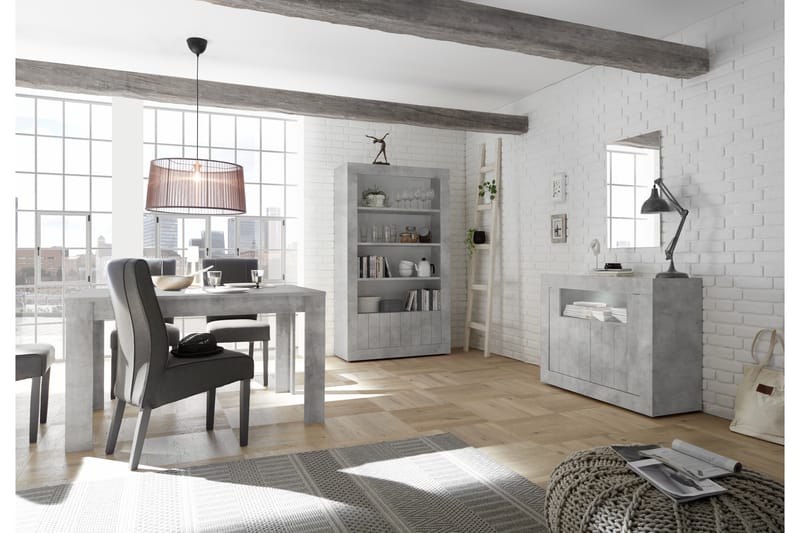 Urbino Piccolo Skænk 110 cm - Lysegrå Beton - Opbevaring - Opbevaringsmøbler - Skænke & sideboards