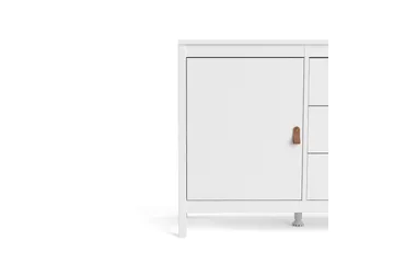 Vallvidera Sideboard 38x151 cm - Hvid/Natur - Opbevaring - Opbevaringsmøbler - Skænke & sideboards