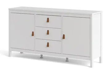 Vallvidera Sideboard 38x151 cm - Hvid/Natur - Opbevaring - Opbevaringsmøbler - Skænke & sideboards