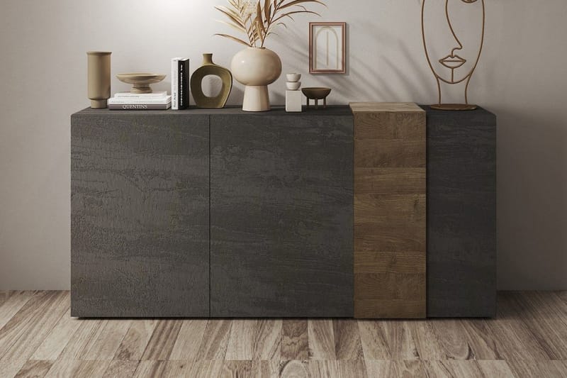 Venrivo Skænk 44x181x86 cm - Grå/Taupe - Opbevaring - Opbevaringsmøbler - Skænke & sideboards