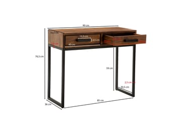 Willowdale skænk 36x90 cm - Brun / sort - Opbevaring - Opbevaringsmøbler - Skænke & sideboards