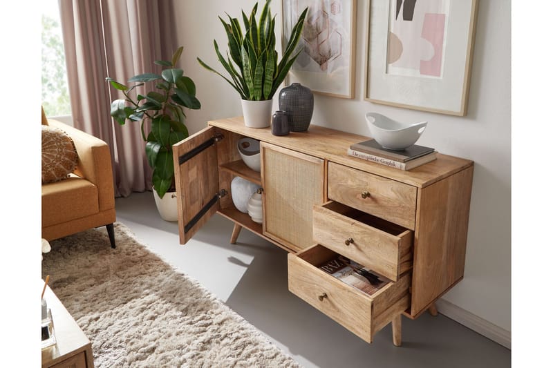 Willowdale skænk 40x140 cm - Brun - Opbevaring - Opbevaringsmøbler - Skænke & sideboards