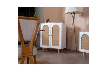 Skænk Terra Hvid / Eg - Natur/Hvid - Opbevaring - Opbevaringsmøbler - Skænke & sideboards