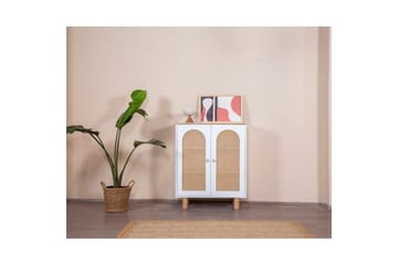 Skænk Terra Hvid / Eg - Natur/Hvid - Opbevaring - Opbevaringsmøbler - Skænke & sideboards