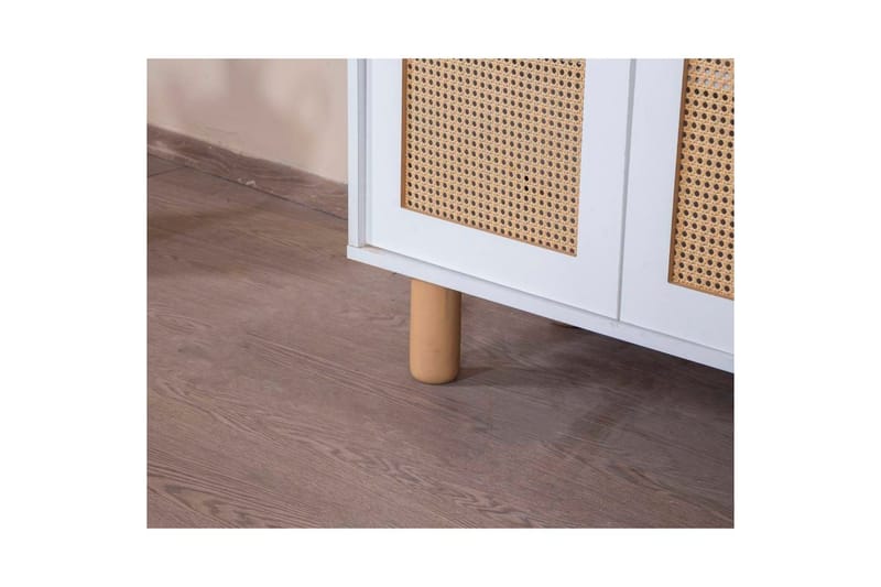 Skænk Terra Hvid / Eg - Natur/Hvid - Opbevaring - Opbevaringsmøbler - Skænke & sideboards