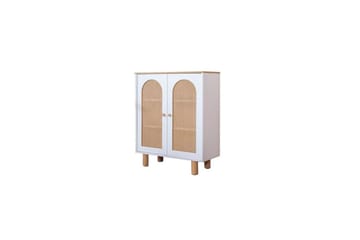 Skænk Terra Hvid / Eg - Natur/Hvid - Opbevaring - Opbevaringsmøbler - Skænke & sideboards