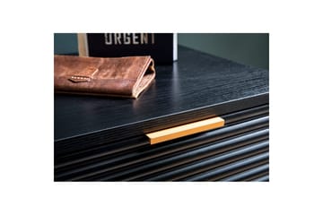 Skænk Wohnling Folieret spånplade egetræslook 77 cm 2 døre 2 skuffer opbevaringsplads moderne - Opbevaring - Opbevaringsmøbler - Skænke & sideboards