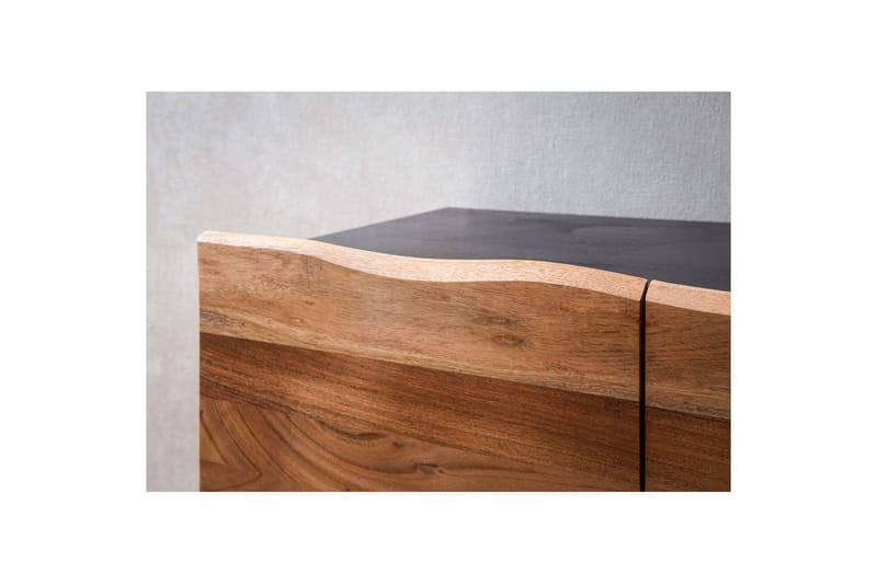 Skænk Wohnling Massivt træ kant 180 cm 4 døre industriel - Opbevaring - Opbevaringsmøbler - Skænke & sideboards