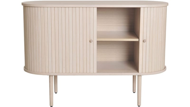 Skænk Yngvar Hvidpigmenteret Eg 110 cm - Hvidpigmenteret eg - Opbevaring - Opbevaringsmøbler - Skænke & sideboards