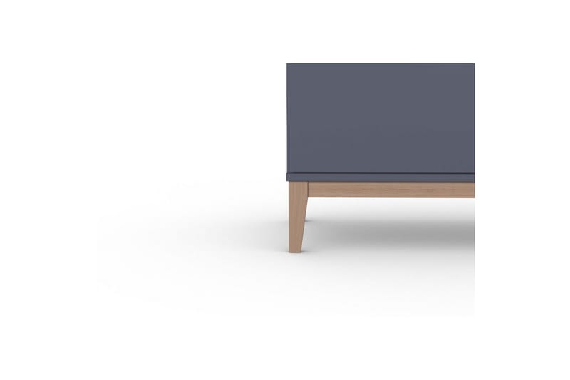 Skænk Pelle 120x41x85 cm, Grå/Wotan Eg - 120x41x85 cm, Grå/Wotan Eg - Opbevaring - Opbevaringsmøbler - Skænke & sideboards