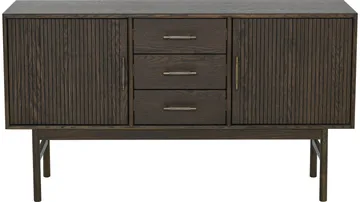 Skænk Porsvik - Brunlakeret egetræsfiner - Opbevaring - Opbevaringsmøbler - Skænke & sideboards