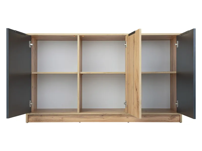 skab Bali lux brun, hvid - brun, hvid - Opbevaring - Opbevaringsmøbler - Skænke & sideboards
