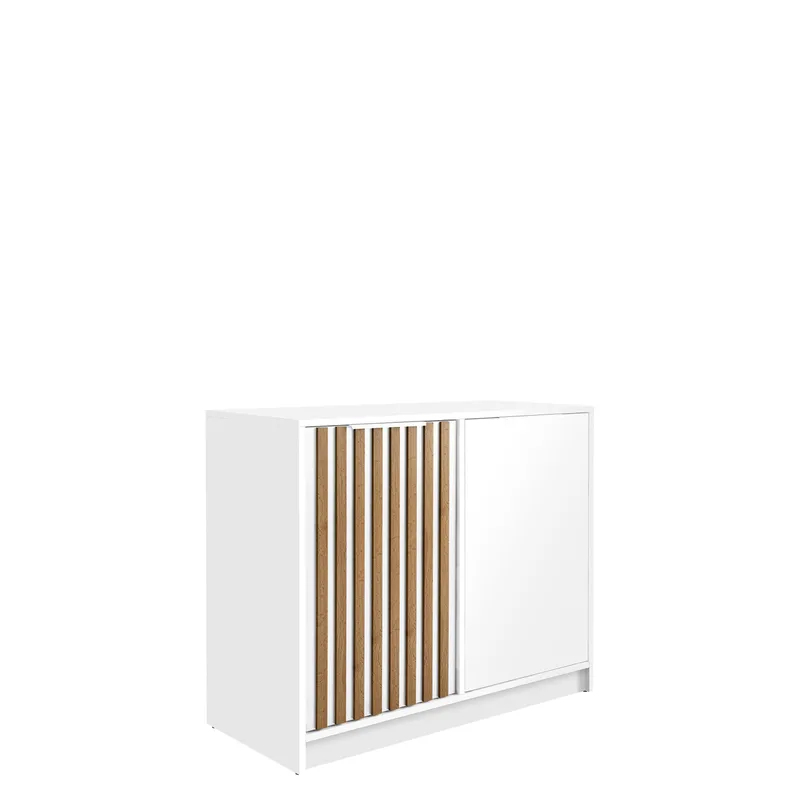 skab Bali lux brun, hvid, brun, hvid