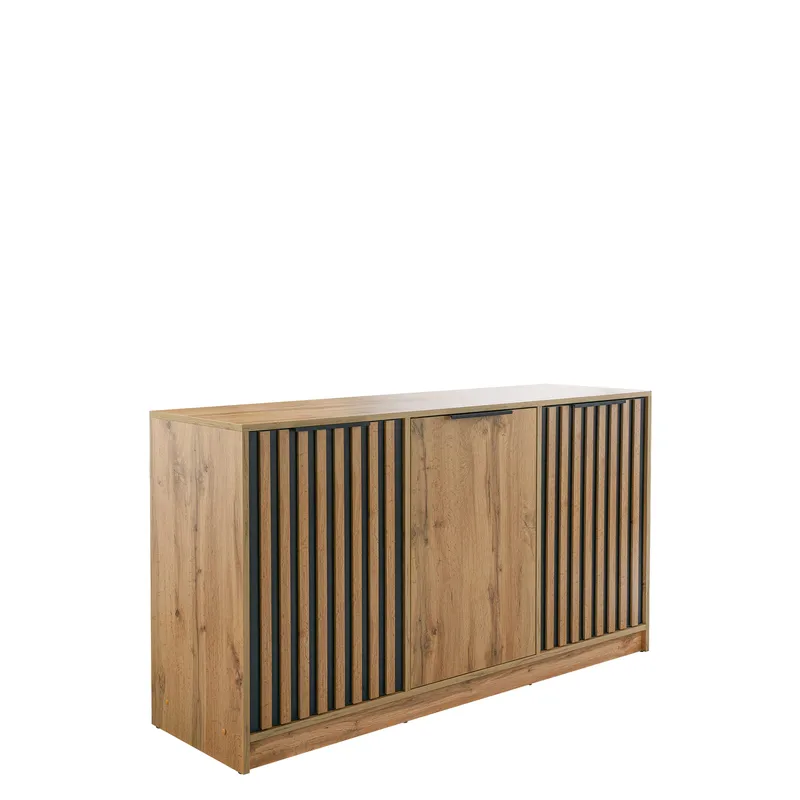 skab Bali lux brun, sort, brun, sort