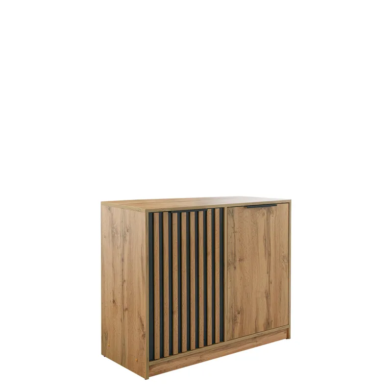 skab Bali lux brun, sort, brun, sort