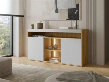 skab FIORE - Brun og grå - Opbevaring - Opbevaringsmøbler - Skænke & sideboards