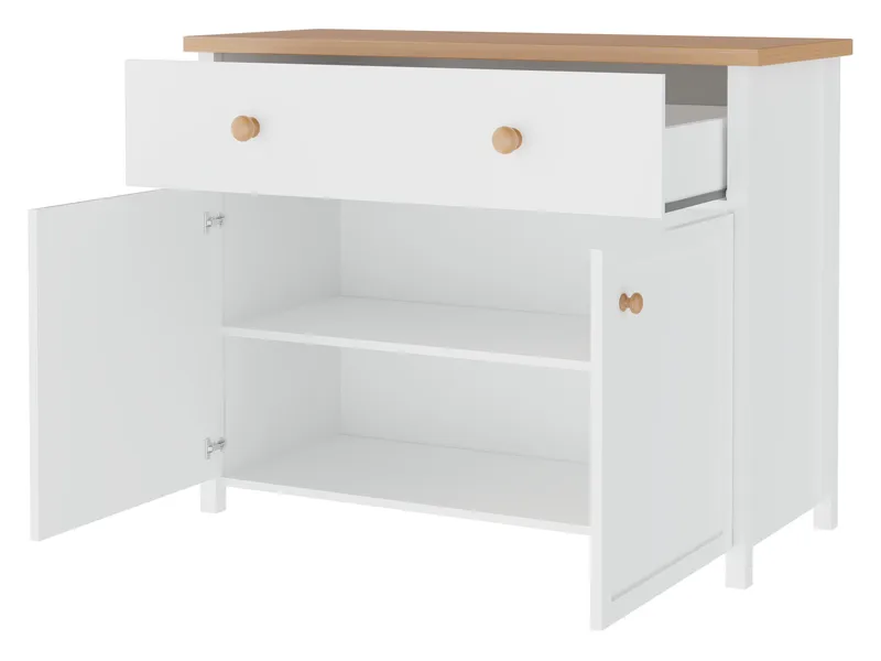 skab Historie Beige, eg - Beige, eg - Opbevaring - Opbevaringsmøbler - Skænke & sideboards